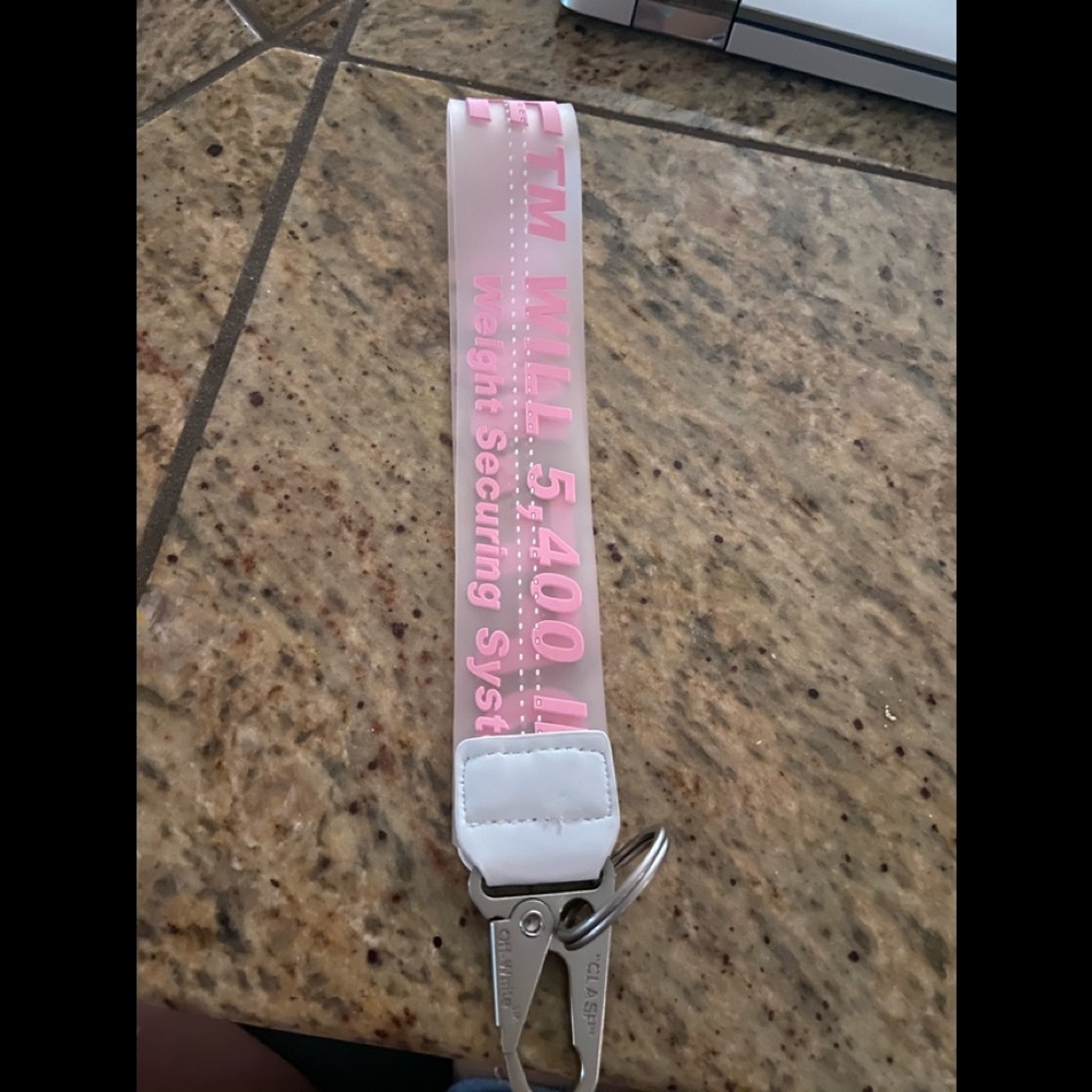 off white lanyard strap
